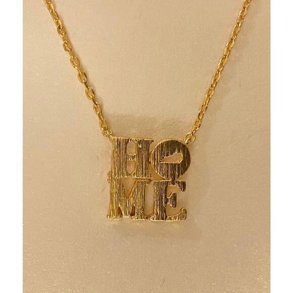 Kentucky Home Necklace Gold with Ky cutout - Picture 1 of 2